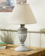 Metis Urn Table Lamp With Linen Shade