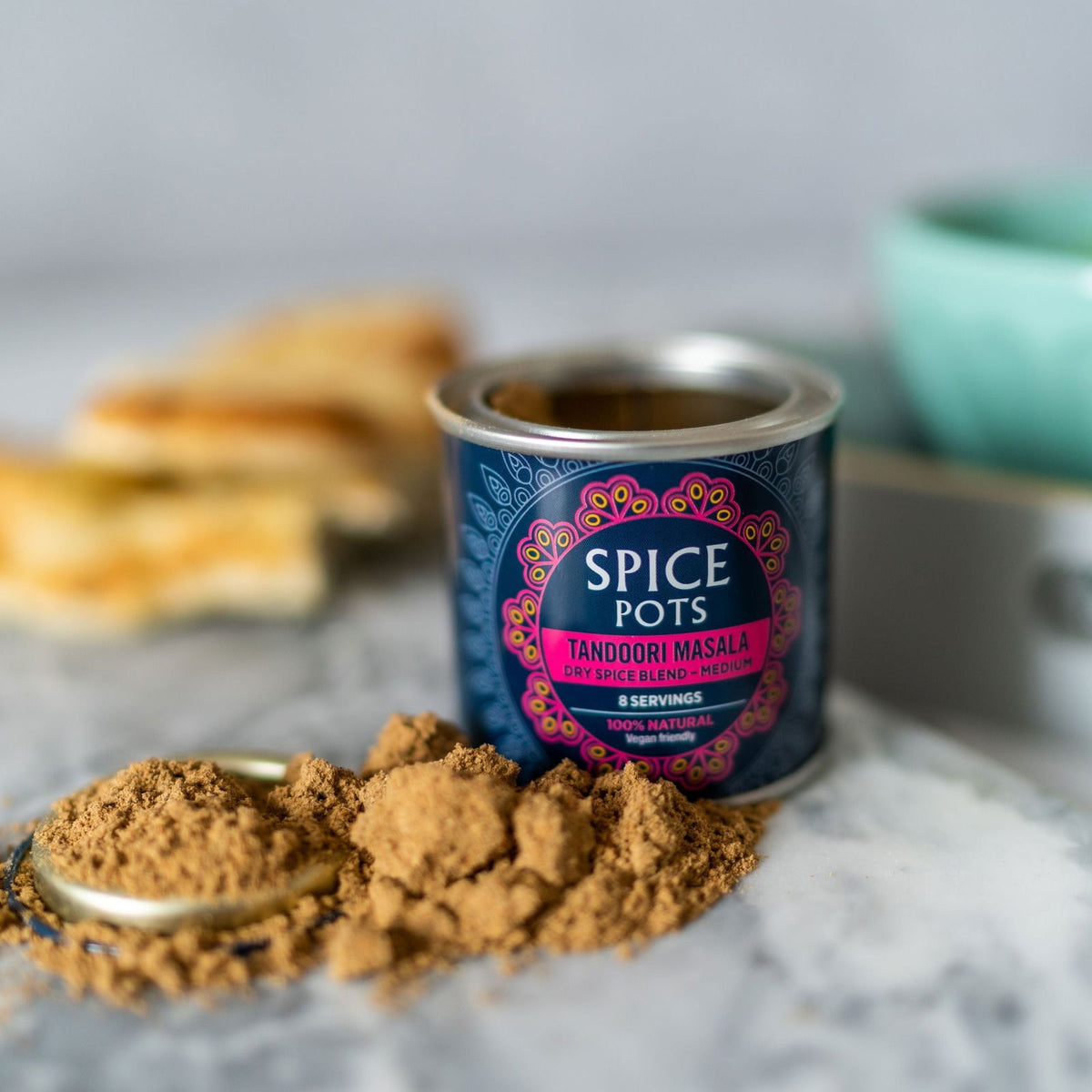 Spice Pots Vegan Curry Kit - 4 Spice Blends and 8 Easy Vegan Curry Recipes