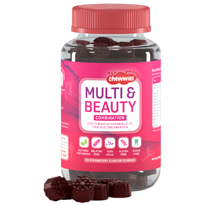 Vegan Hair, Skin & Nail Multivitamins 30 Gummies
