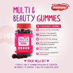 Vegan Hair, Skin & Nail Multivitamins 30 Gummies