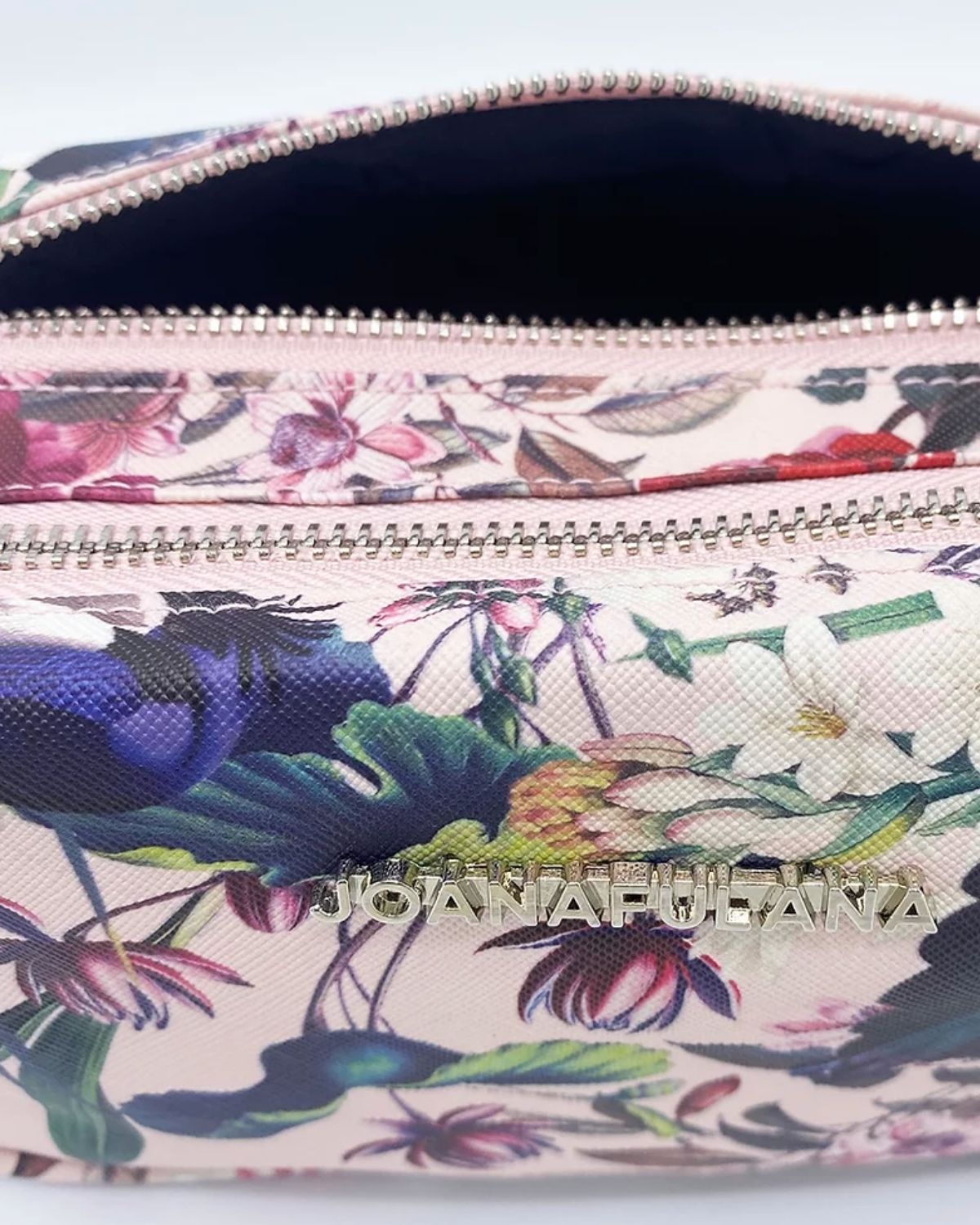 Vegan Leather Wash Bag | Pink Butterfly