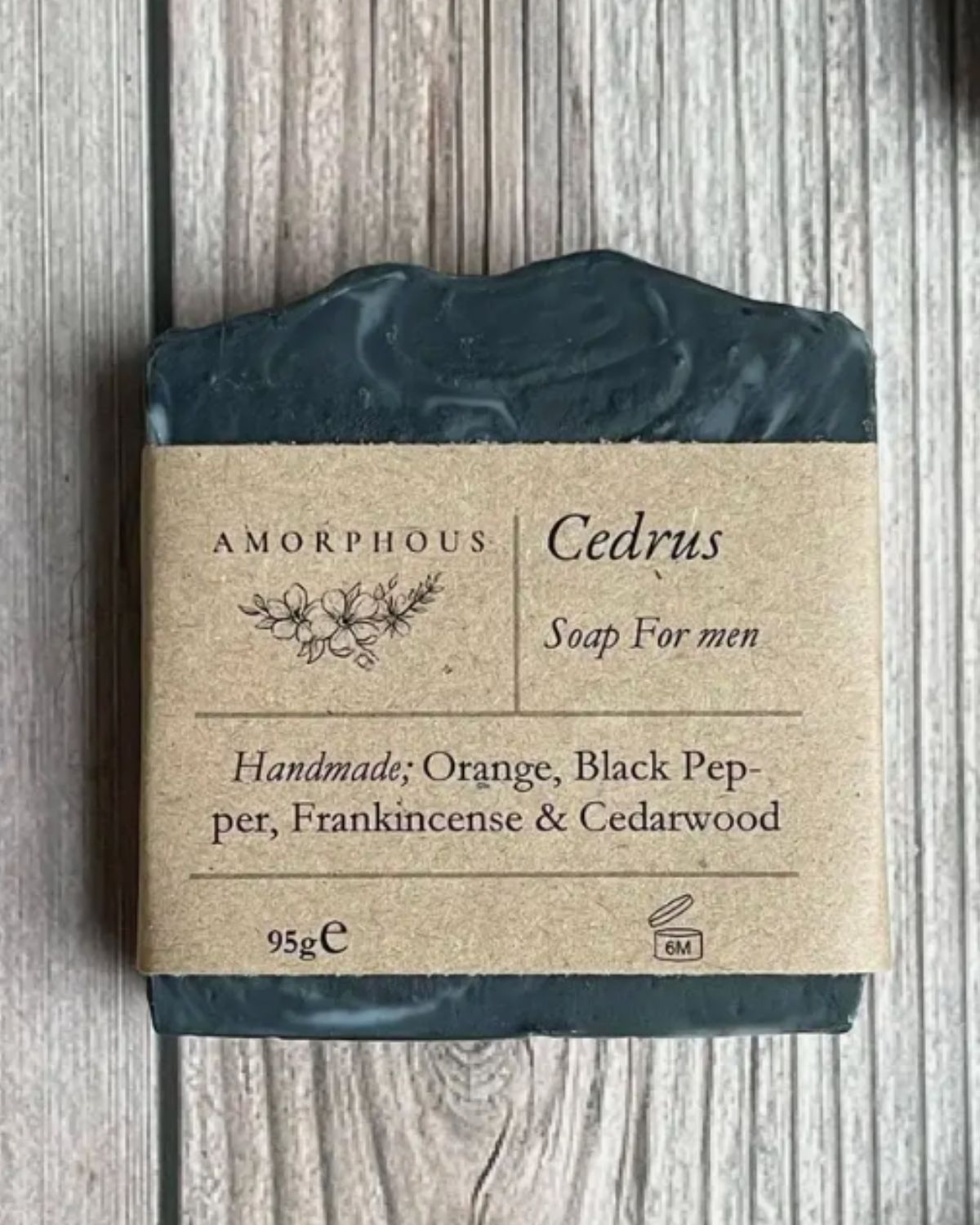 Vegan Men's Soap Bar Cedarwood