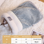 Warm Cat / Pet Sleeping Bag Nest | Warm And Comfortable Gray