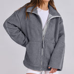 Warm Cosy Zip-up Teddy Fleece Jacket Sweater | 9 Colours