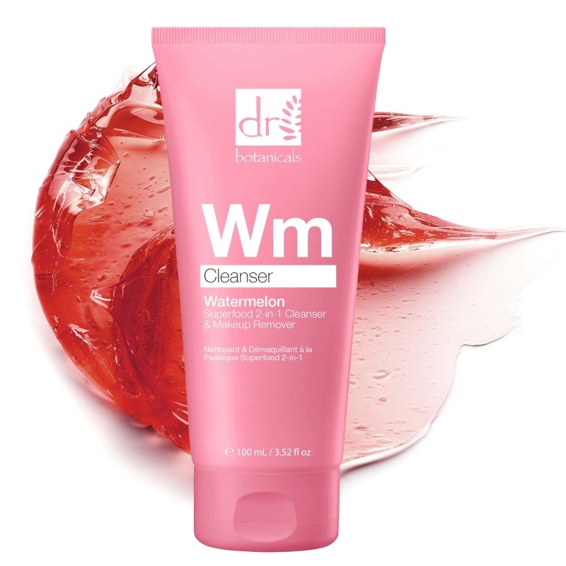Dr Botanicals Watermelon Superfood 2-In-1 Cleanser & Makeup Remover 100ml