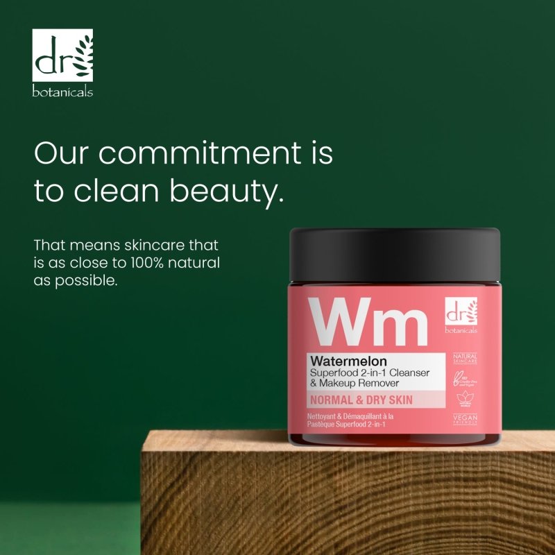 Dr Botanicals Watermelon Superfood 2-In-1 Cleanser & Makeup Remover 60ml