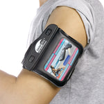 Waterproof Key Holder Armband Black No Headphone Jack