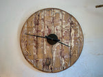 Whiskey Barrel Clock Painted Made to Order