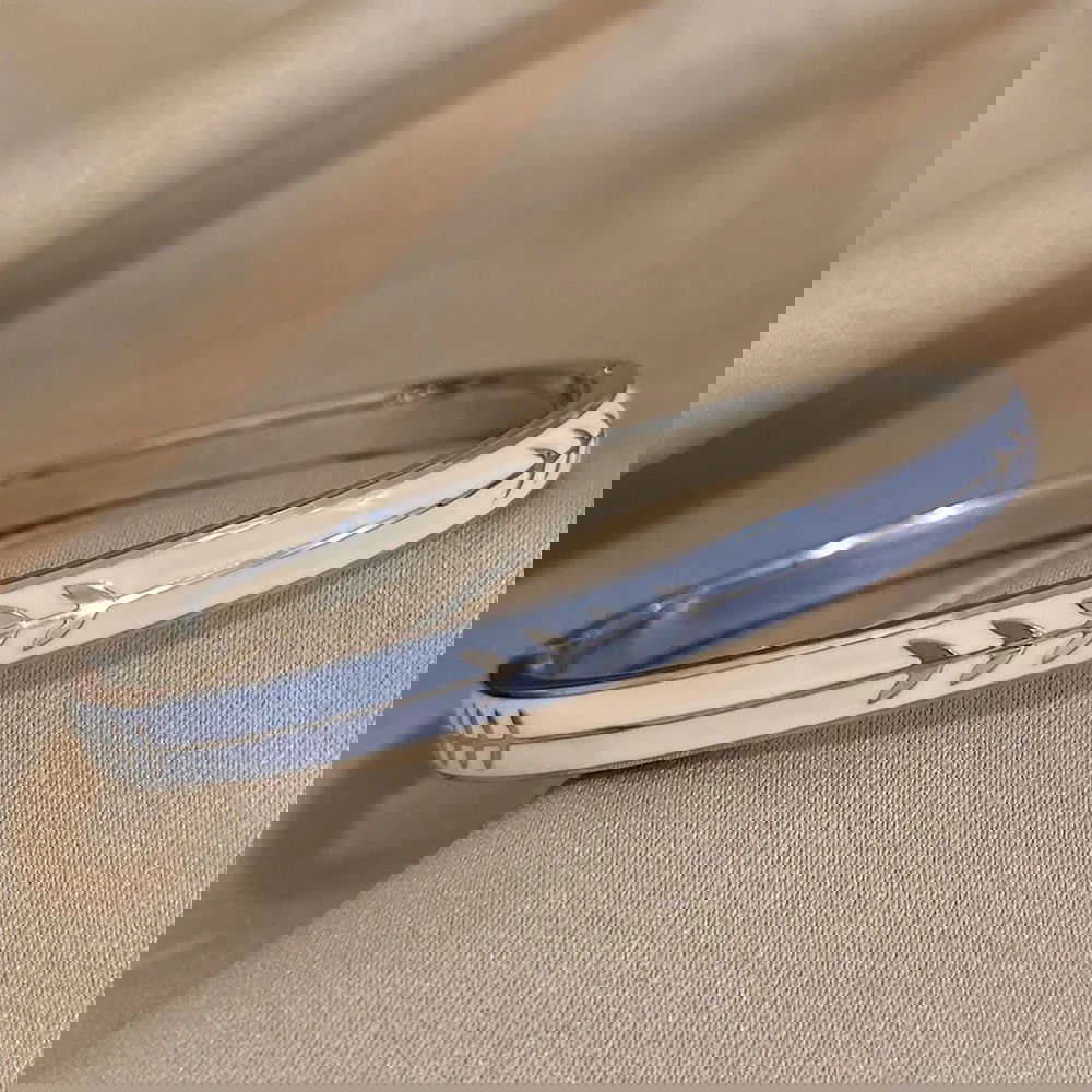 White Enamel Arrow Bracelet - Gold or Silver