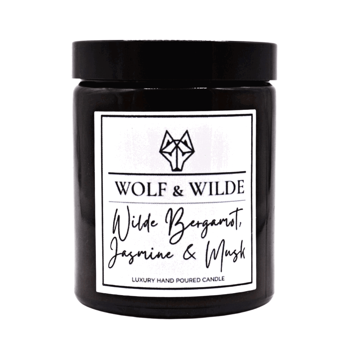 Wolf & Wilde Bergamot, Jasmine & Musk Luxury Aromatherapy Scented Candle