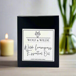 Wolf & Wilde Lemongrass Essential Oil Luxury Aromatherapy Scented Candle