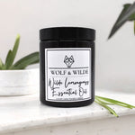 Wolf & Wilde Lemongrass Essential Oil Luxury Aromatherapy Scented Candle