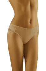 Wolbar Aria Floral Lace Briefs Beige