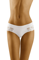 Wolbar Cara Lace Briefs White