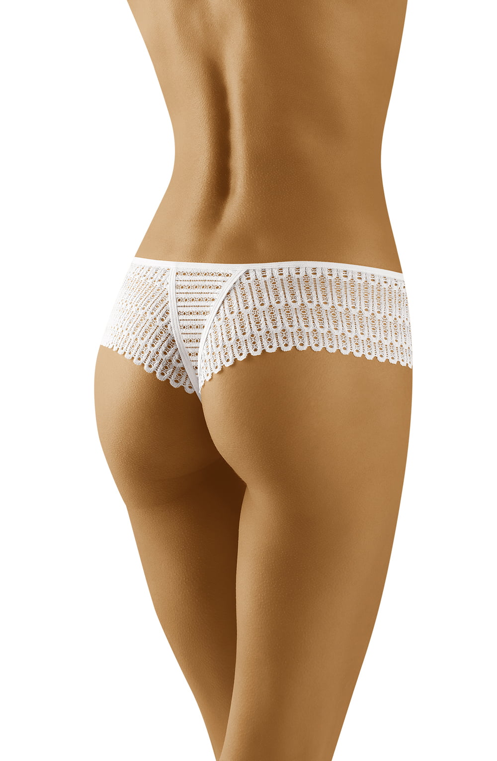 Wolbar Curanta Bow Lace Thong White