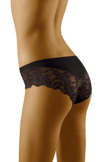 Wolbar Emma Lace Briefs Black