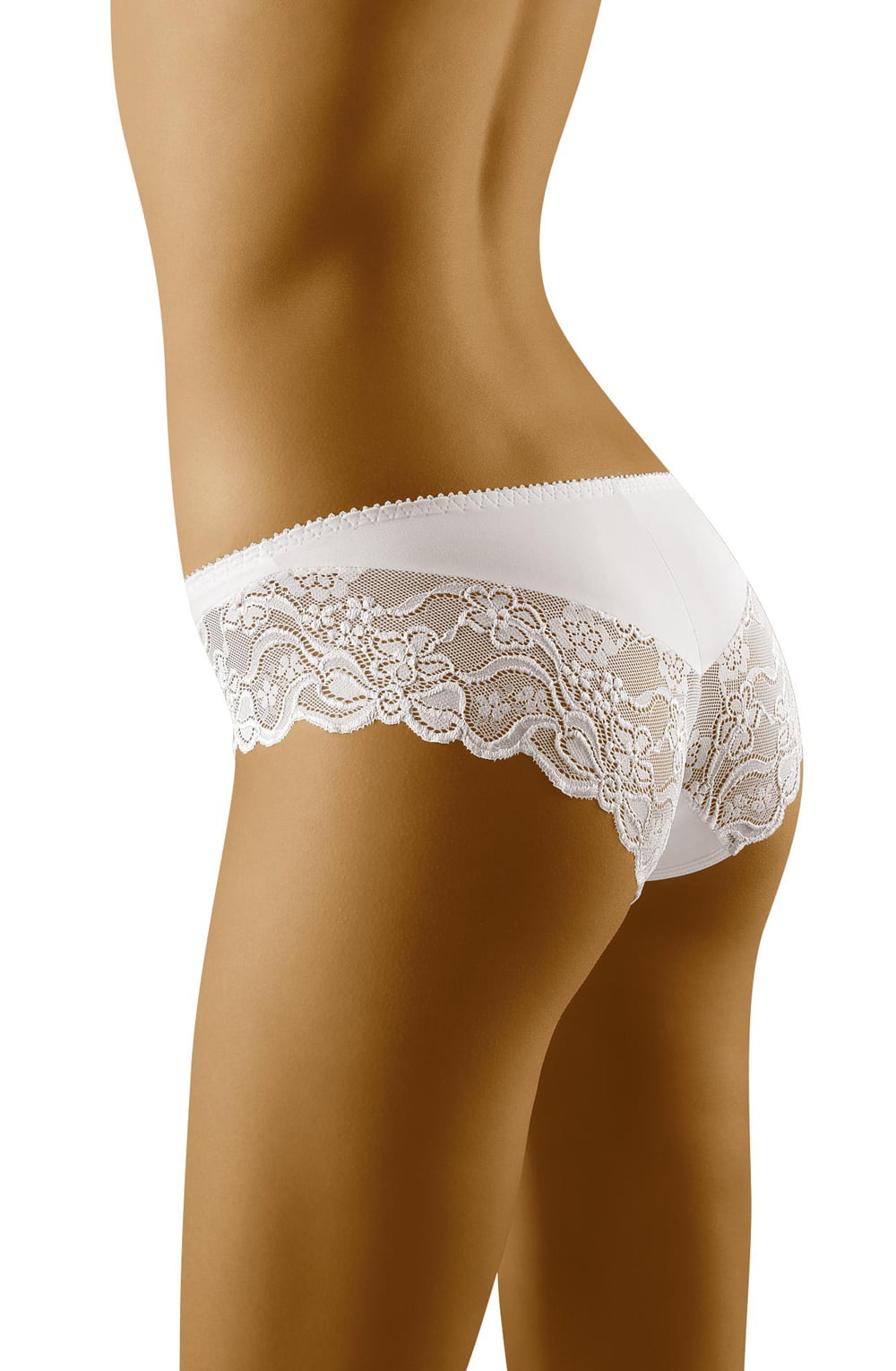 Wolbar Emma Lace Briefs White
