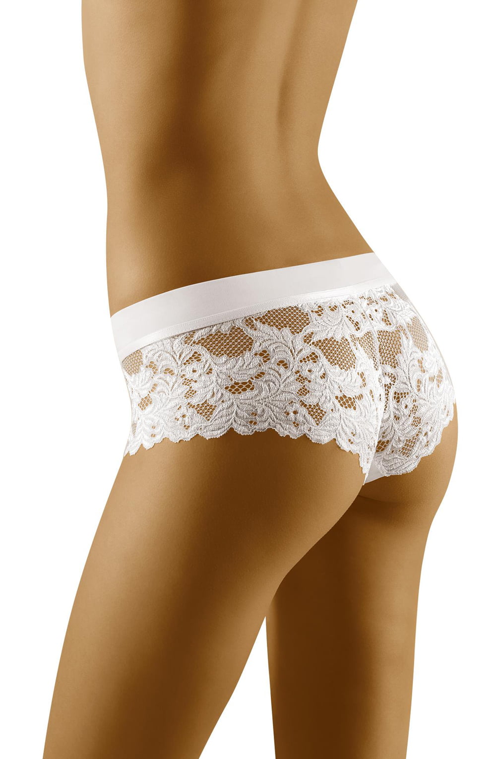 Wolbar Jade Lace Short Briefs White
