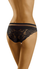 Wolbar Leda Black Soft Lace Briefs