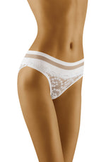 Wolbar Leda White Soft Lace Briefs