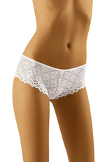 Wolbar Ziva Lace Briefs White