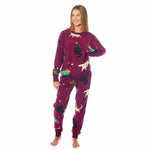 Daisy Dreamer Women's Cats & Dogs Soft Fleece Warm Pyjama Set CATS & DOGS
