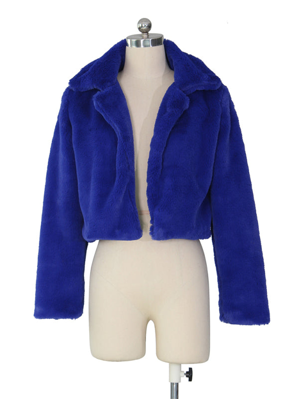 Women's Faux Fur Short Jacket