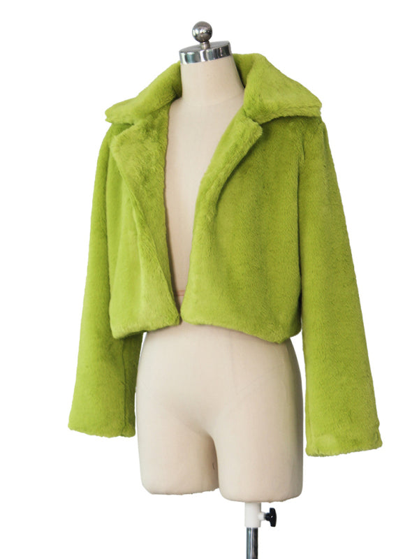 Women's Faux Fur Short Jacket