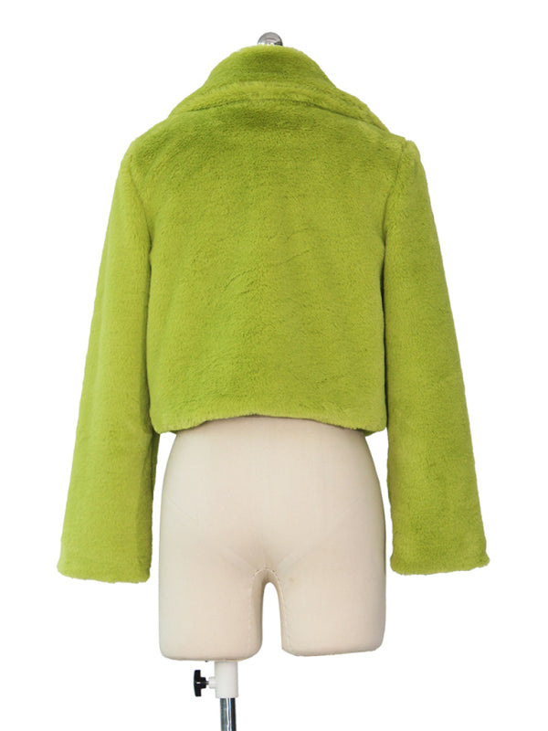 Women's Faux Fur Short Jacket