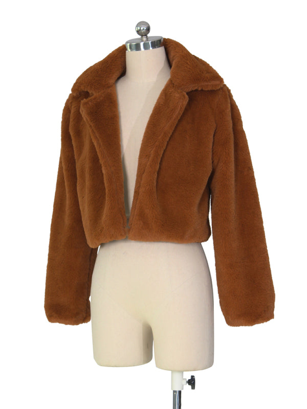 Women's Faux Fur Short Jacket