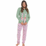Daisy Dreamer Women's Giraffe Cotton Jersey Long Sleeve Pyjama Set