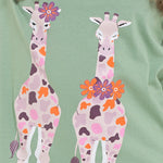 Daisy Dreamer Women's Giraffe Cotton Jersey Long Sleeve Pyjama Set