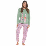 Daisy Dreamer Women's Giraffe Cotton Jersey Long Sleeve Pyjama Set GIRAFFE