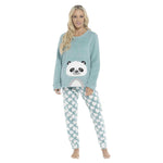 Daisy Dreamer Women's Ultra-Soft Panda Snuggle Fleece Pyjama Set
