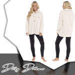 Daisy Dreamer Ultra-Soft Sherpa Lounge Set - Long Sleeve Top & Leggings with Pockets