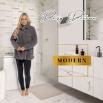 Daisy Dreamer Ultra-Soft Sherpa Lounge Set - Long Sleeve Top & Leggings with Pockets