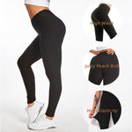 Women TikTok Viral Bubble Textured Butt Lifting Leggings Black