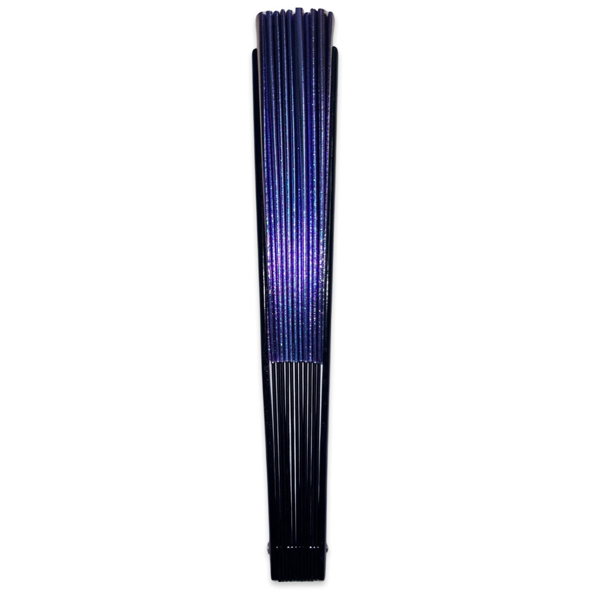 XL Foldable Handheld Fan - Galaxy Range, Neptune iridescent Blue, Teal and Purple