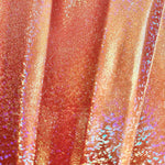 XL Foldable Handheld Fan - Galaxy Range, Venus Holographic Metallic Orange