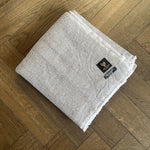 XL Super Soft Grey-Brown Herringbone Cashmere Throw | 125 cm x 250 cm