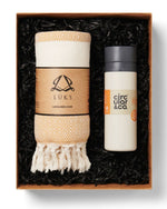 Yoga Peshtemal & Water Bottle Gift Set