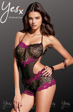 YesX Teddy Black/Rose