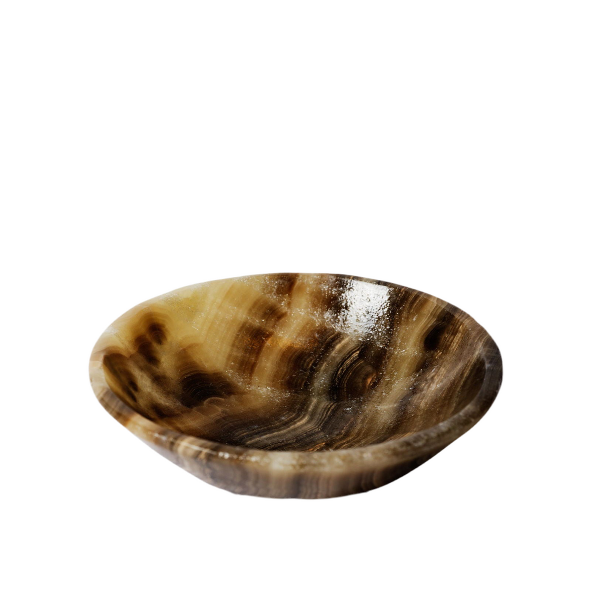 Zebra Onxy Crystal Bowl