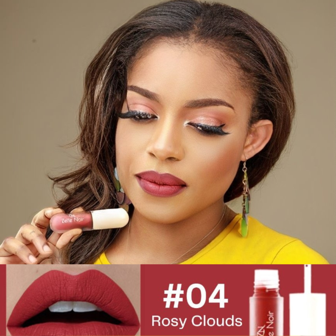 Zelle Noir Scented Matte Liquid Lip Gloss