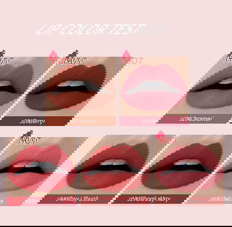 Zelle Noir Scented Matte Liquid Lip Gloss