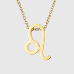 Zodiac Sign Splendour Necklace - Gold/Silver YX36093 Leo