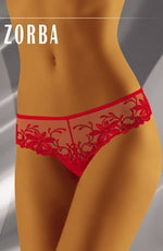 Wolbar Zorba Lace Thong Red