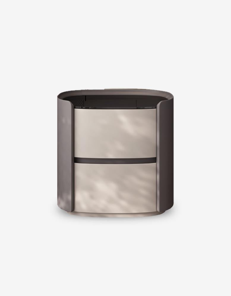 Helms Bedside Table, Wood