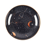 10.5cm Ceramic Purple Star Sign Trinket Dish