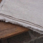 100% Cashmere Blanket | Throw | Honey Gold Fine Herringbone - 125cm x 250cm